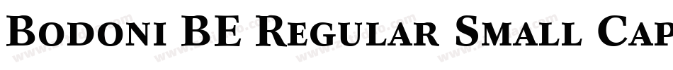 Bodoni BE Regular Small Caps & Oldstyle Figures字体转换